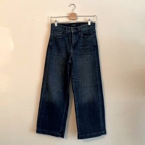 Banana Republic wide leg cropped jeans